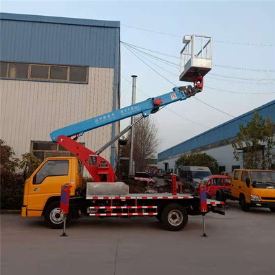 江鈴全自動高空作業車 車載折臂式升降機的革新與優勢